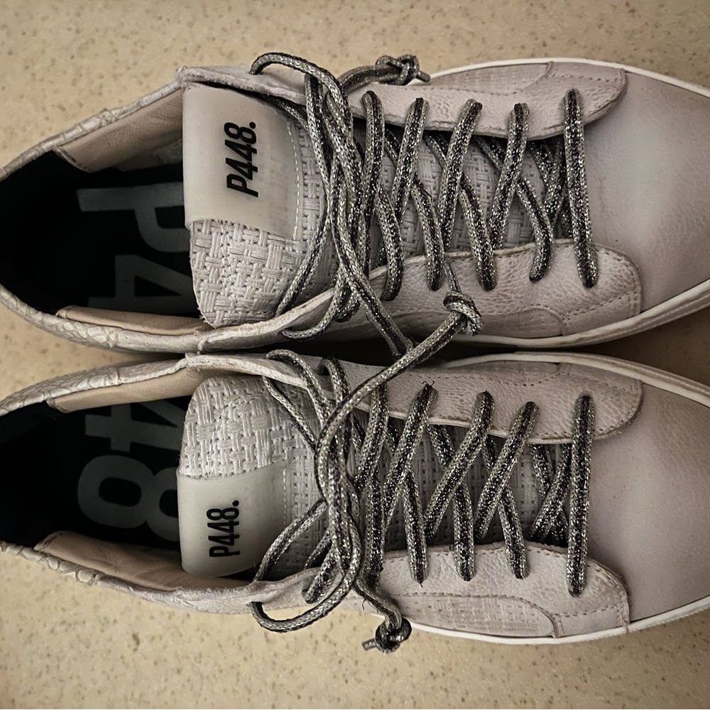 P448 Tan Sneakers Size 7